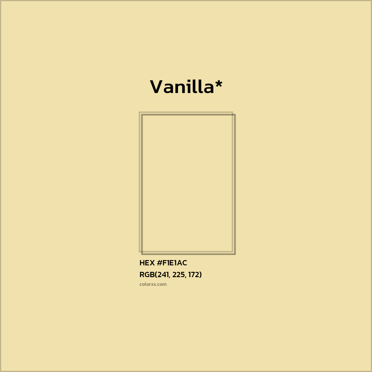 HEX #F1E1AC Color Name, Color Code, Palettes, Similar Paints, Images