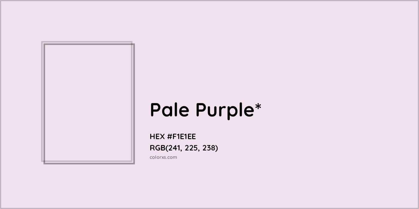 HEX #F1E1EE Color Name, Color Code, Palettes, Similar Paints, Images