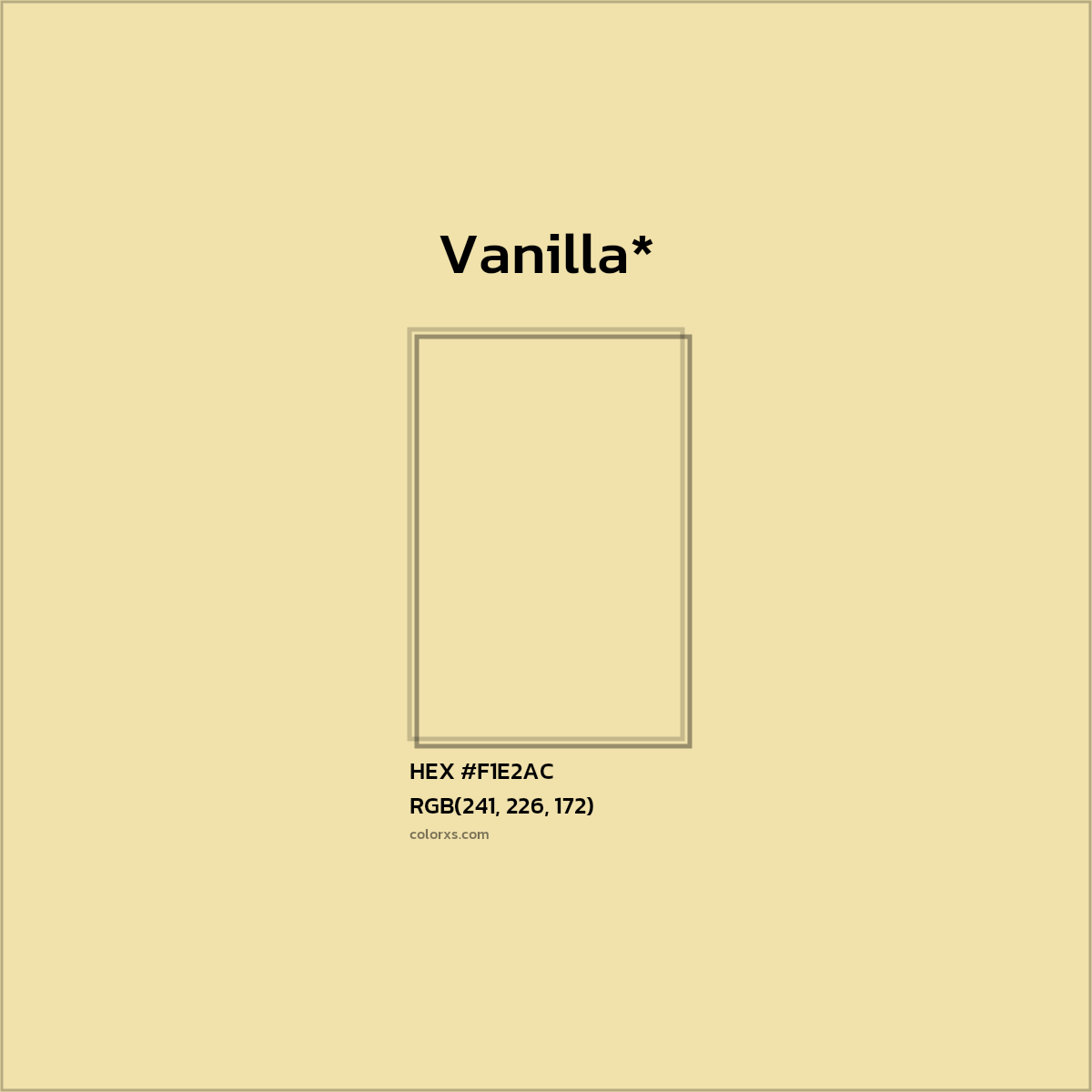 HEX #F1E2AC Color Name, Color Code, Palettes, Similar Paints, Images