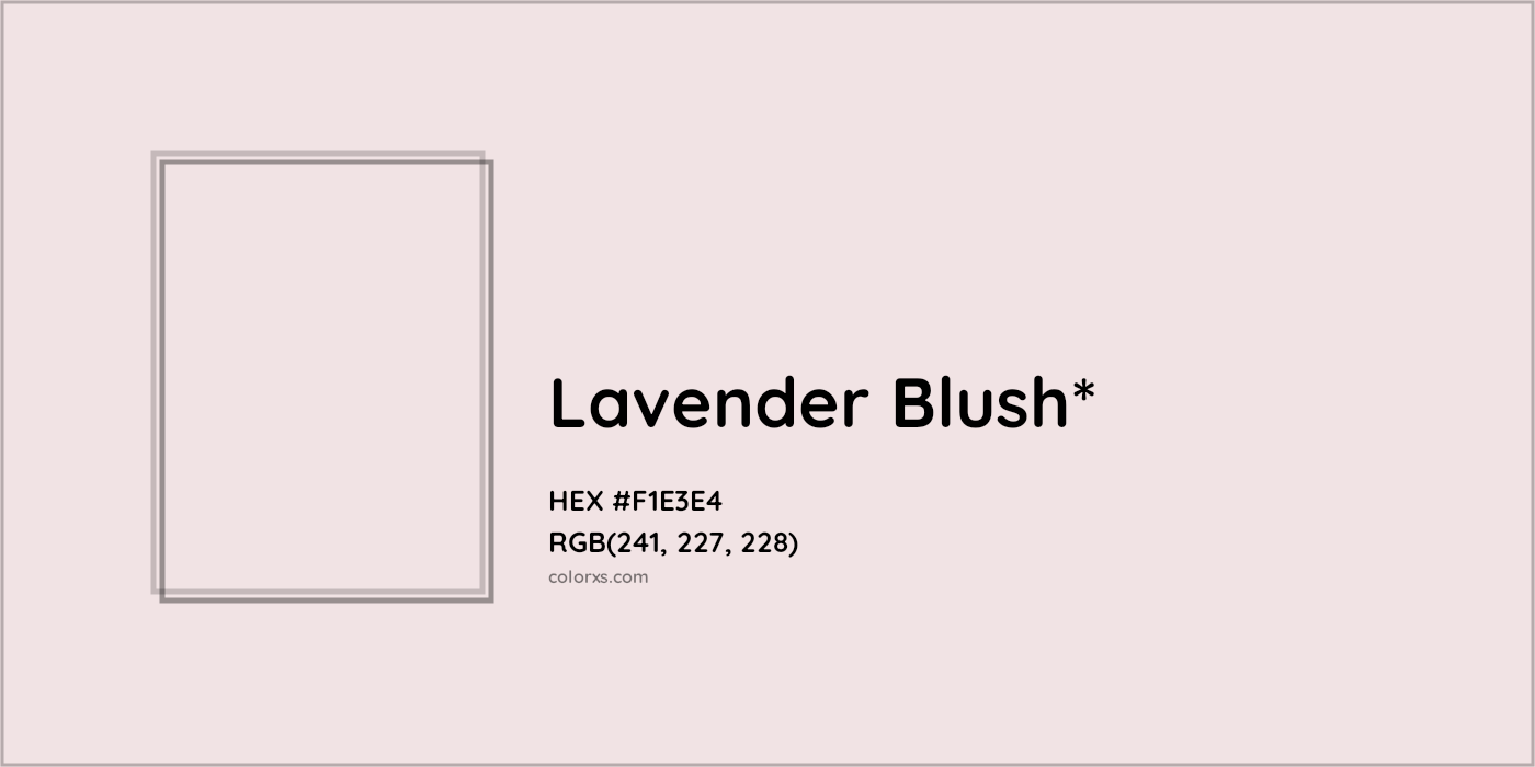 HEX #F1E3E4 Color Name, Color Code, Palettes, Similar Paints, Images