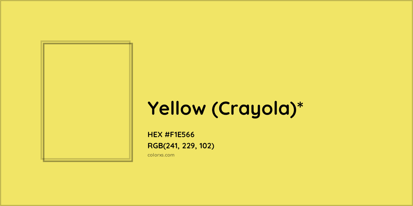 HEX #F1E566 Color Name, Color Code, Palettes, Similar Paints, Images