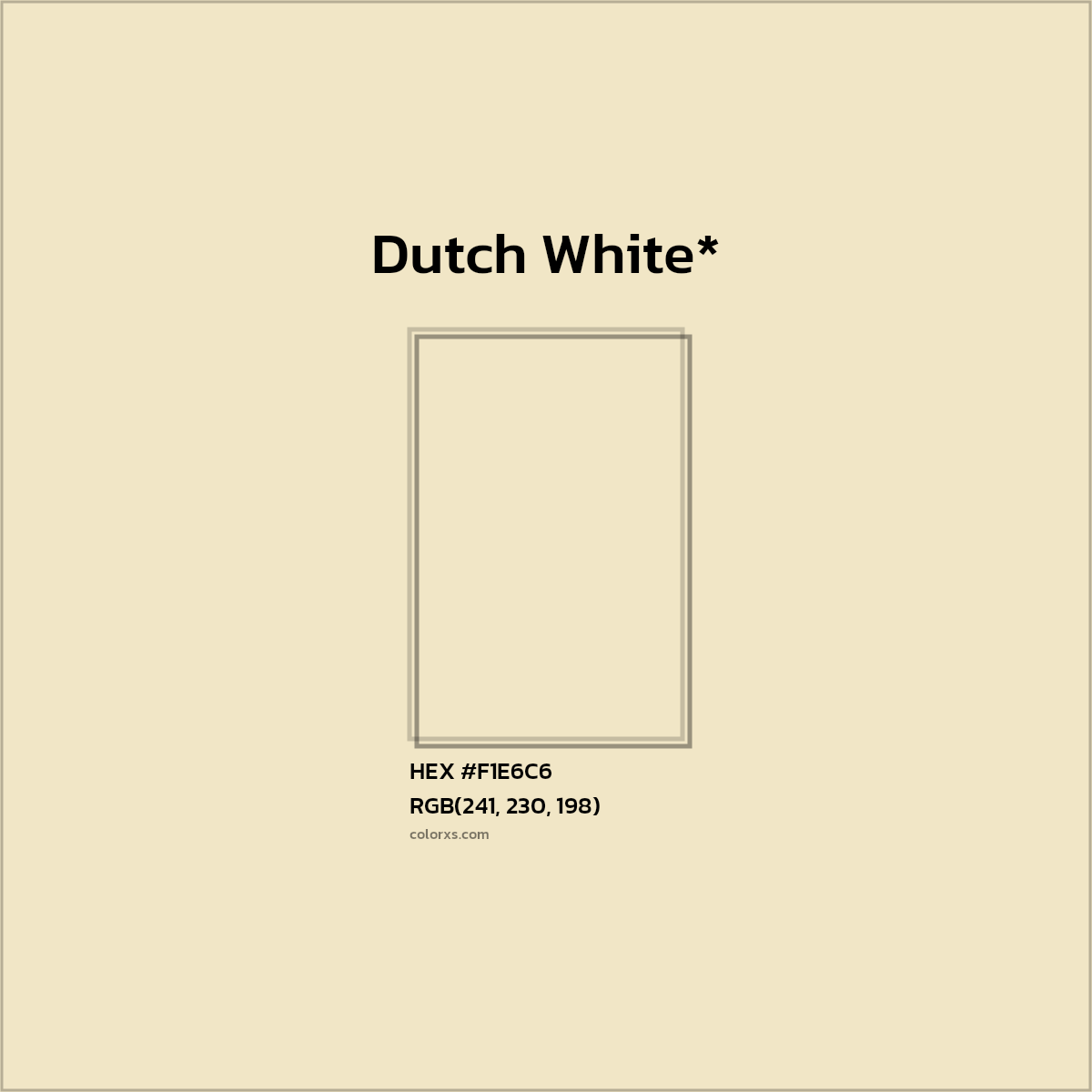 HEX #F1E6C6 Color Name, Color Code, Palettes, Similar Paints, Images