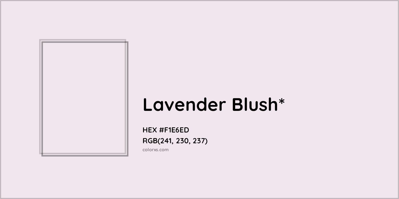 HEX #F1E6ED Color Name, Color Code, Palettes, Similar Paints, Images