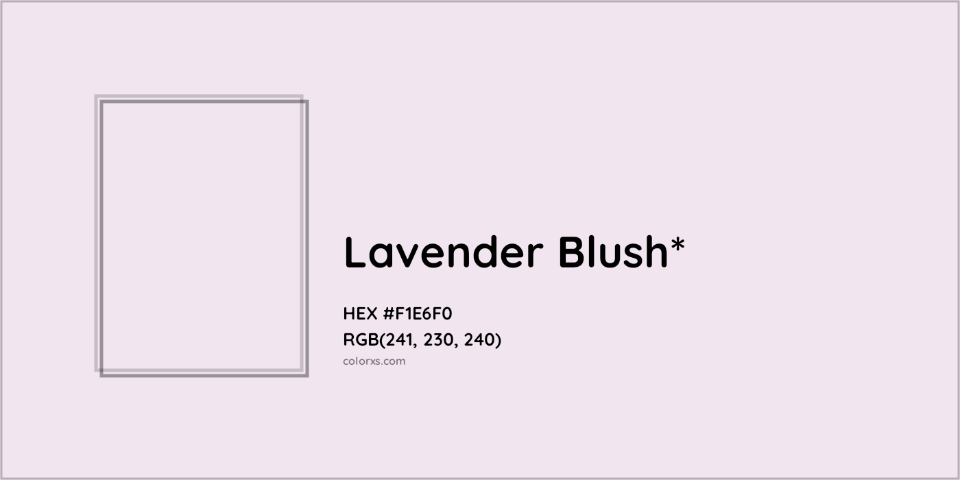 HEX #F1E6F0 Color Name, Color Code, Palettes, Similar Paints, Images