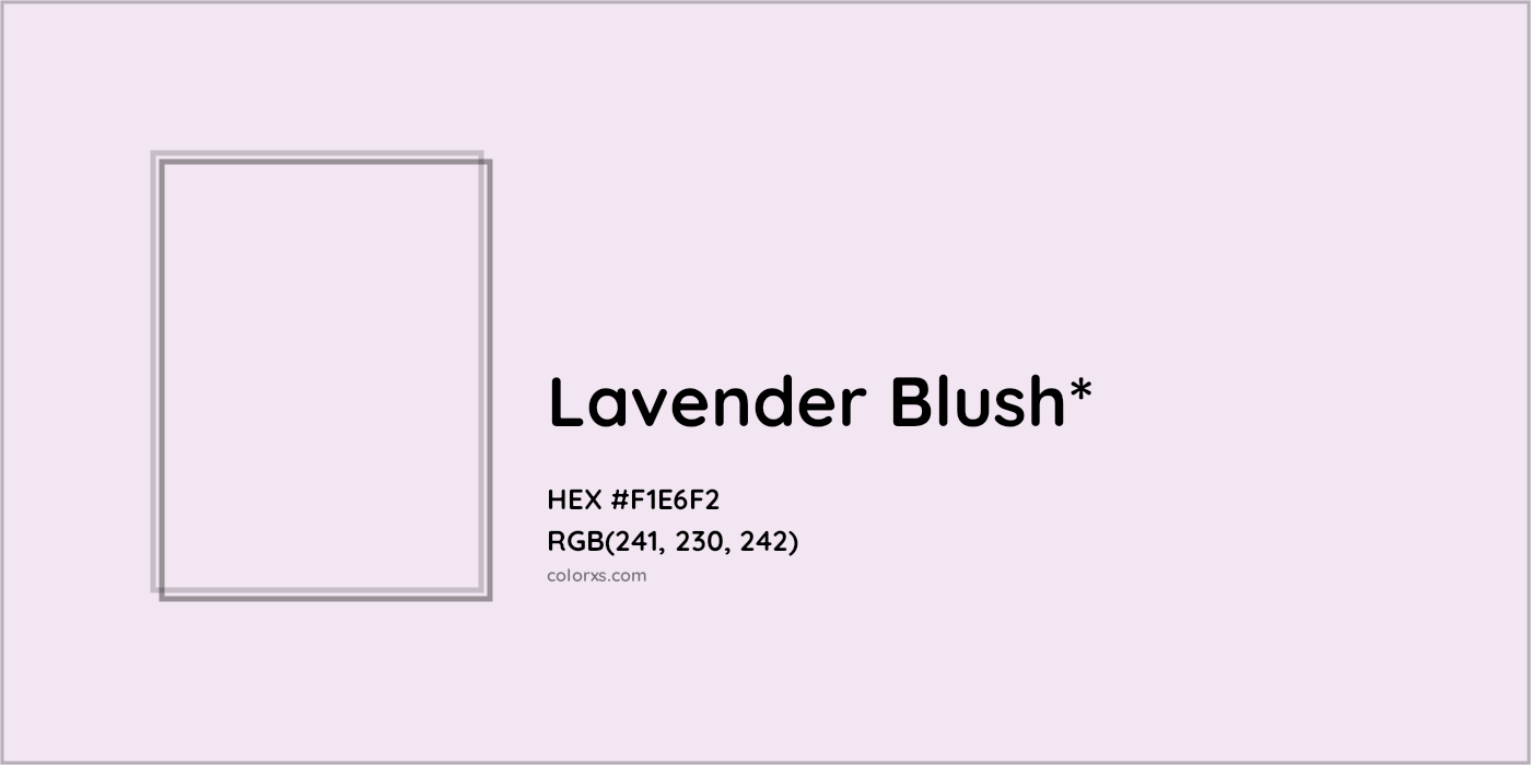 HEX #F1E6F2 Color Name, Color Code, Palettes, Similar Paints, Images