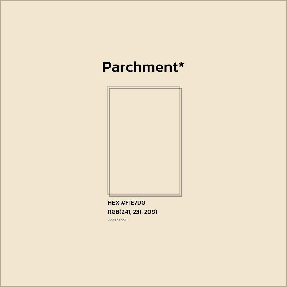 HEX #F1E7D0 Color Name, Color Code, Palettes, Similar Paints, Images