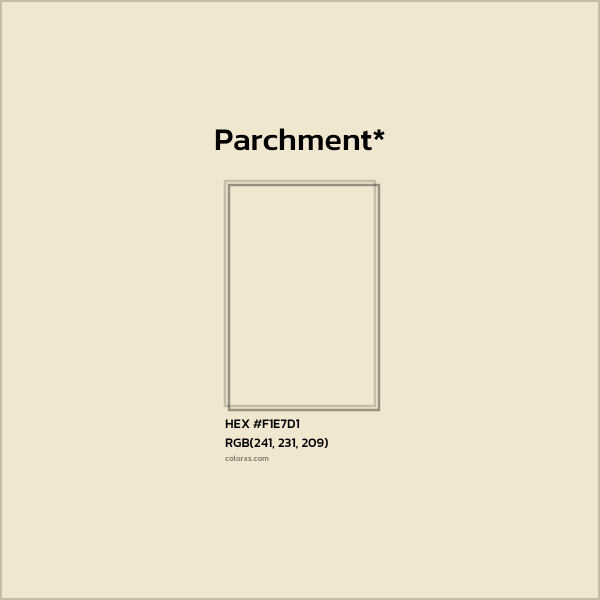 HEX #F1E7D1 Color Name, Color Code, Palettes, Similar Paints, Images
