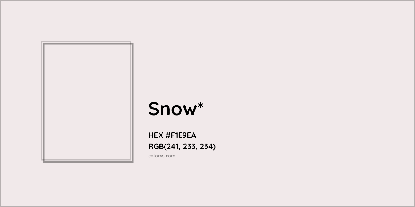 HEX #F1E9EA Color Name, Color Code, Palettes, Similar Paints, Images