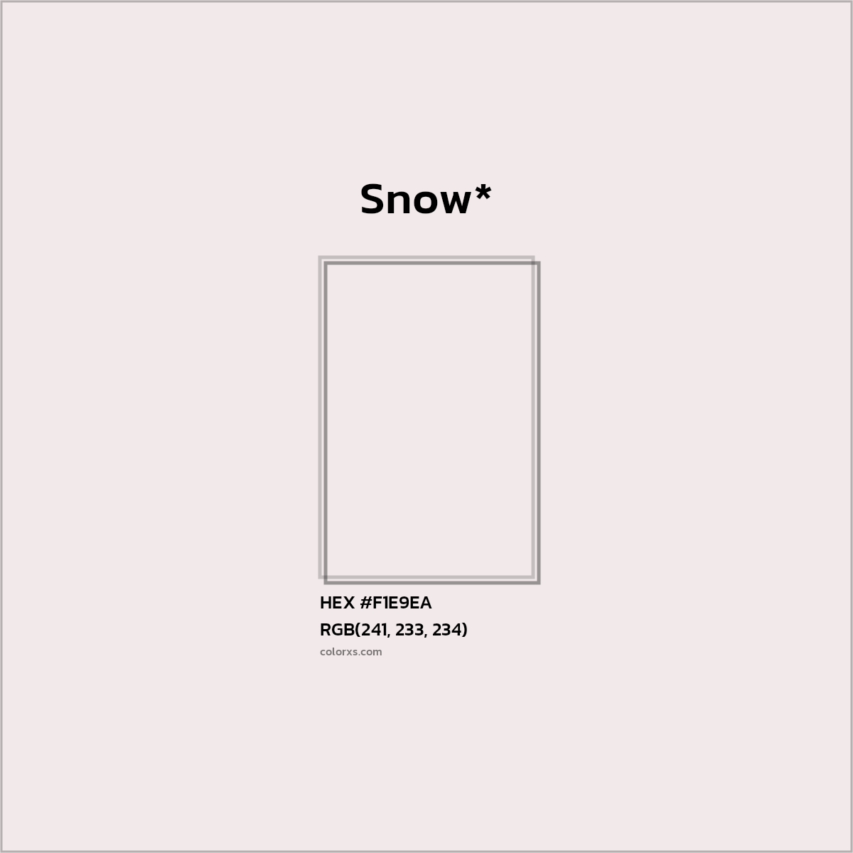 HEX #F1E9EA Color Name, Color Code, Palettes, Similar Paints, Images