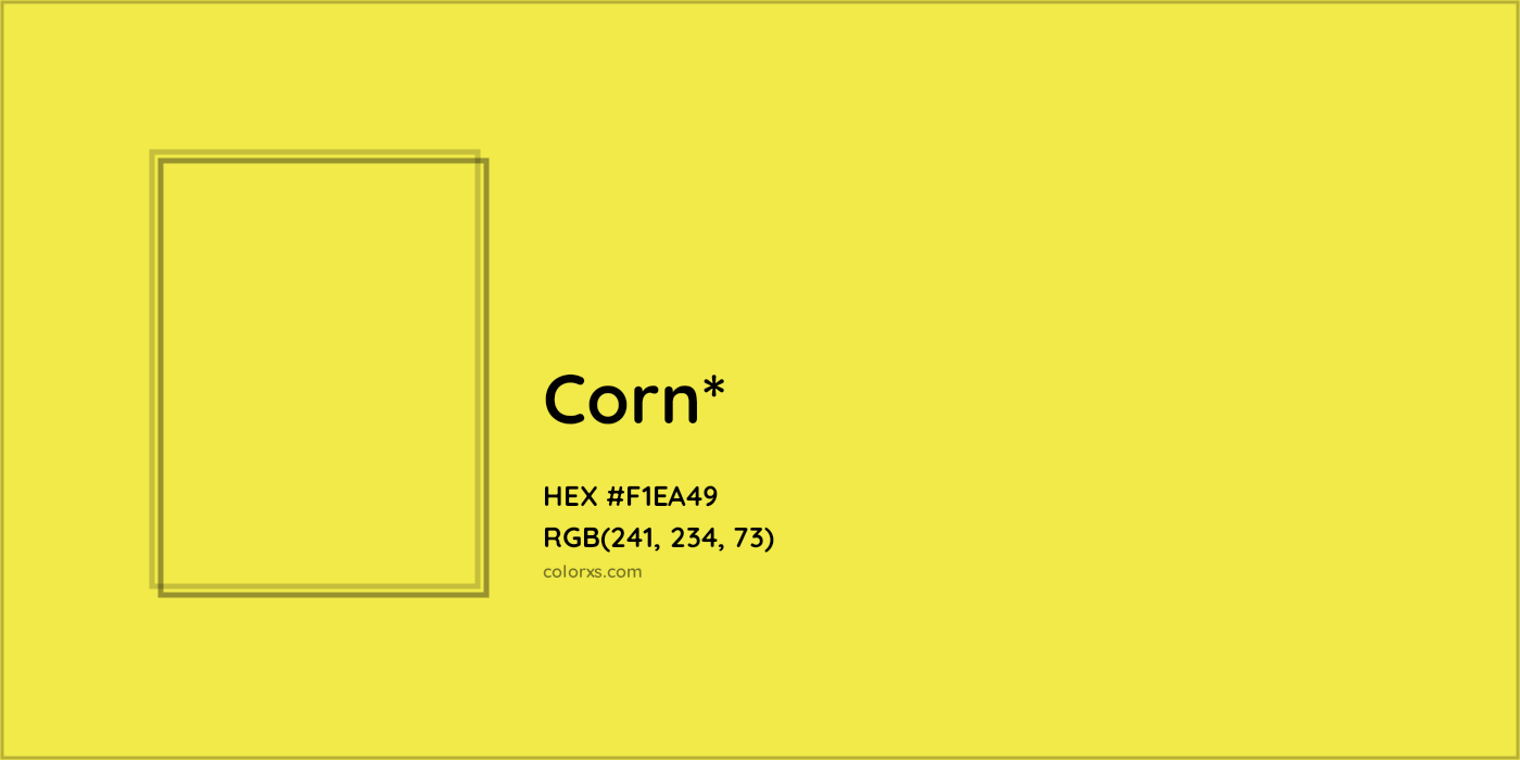 HEX #F1EA49 Color Name, Color Code, Palettes, Similar Paints, Images