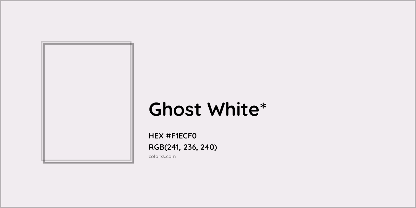HEX #F1ECF0 Color Name, Color Code, Palettes, Similar Paints, Images