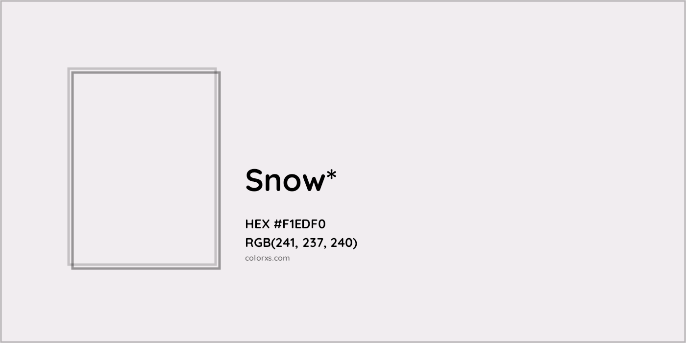 HEX #F1EDF0 Color Name, Color Code, Palettes, Similar Paints, Images