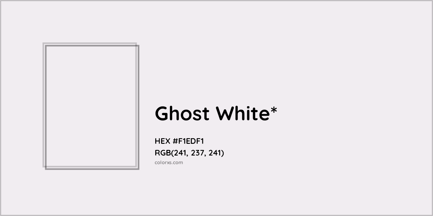 HEX #F1EDF1 Color Name, Color Code, Palettes, Similar Paints, Images