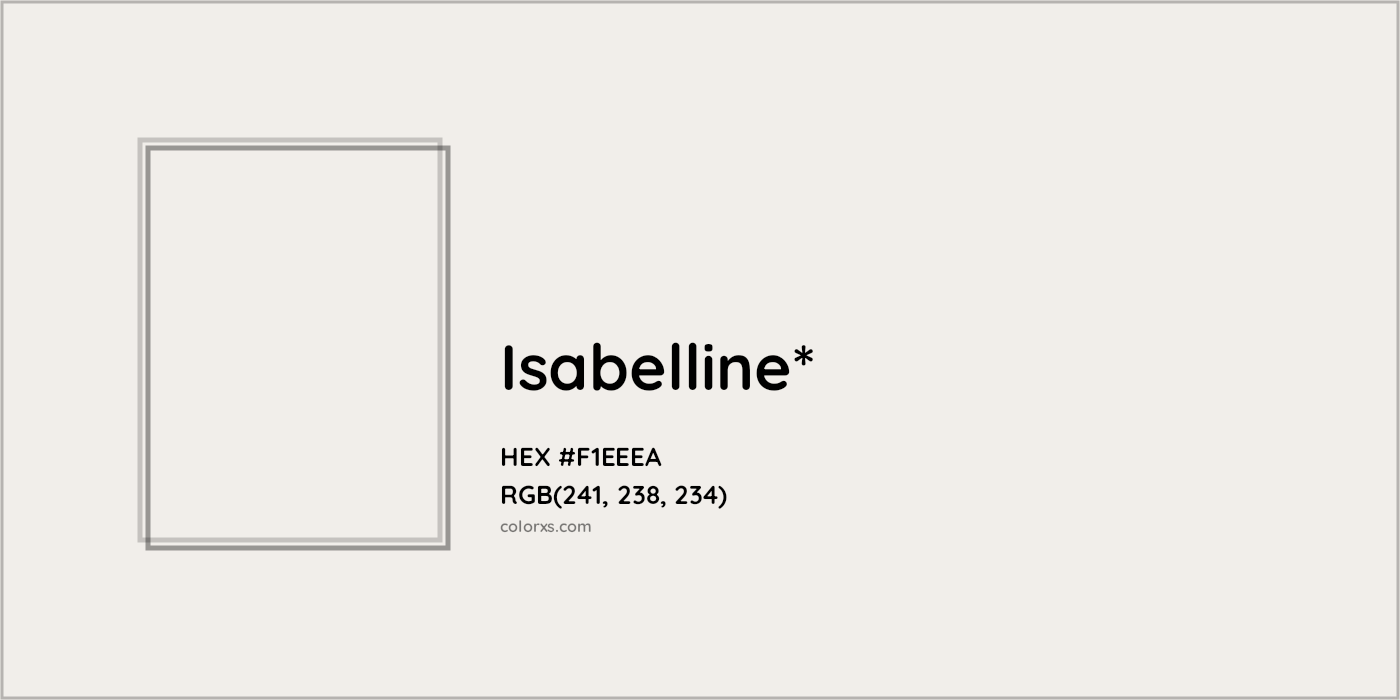 HEX #F1EEEA Color Name, Color Code, Palettes, Similar Paints, Images
