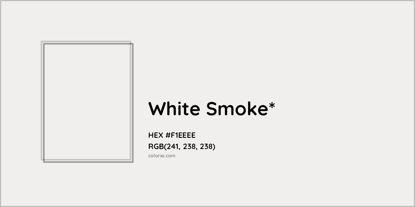 HEX #F1EEEE Color Name, Color Code, Palettes, Similar Paints, Images