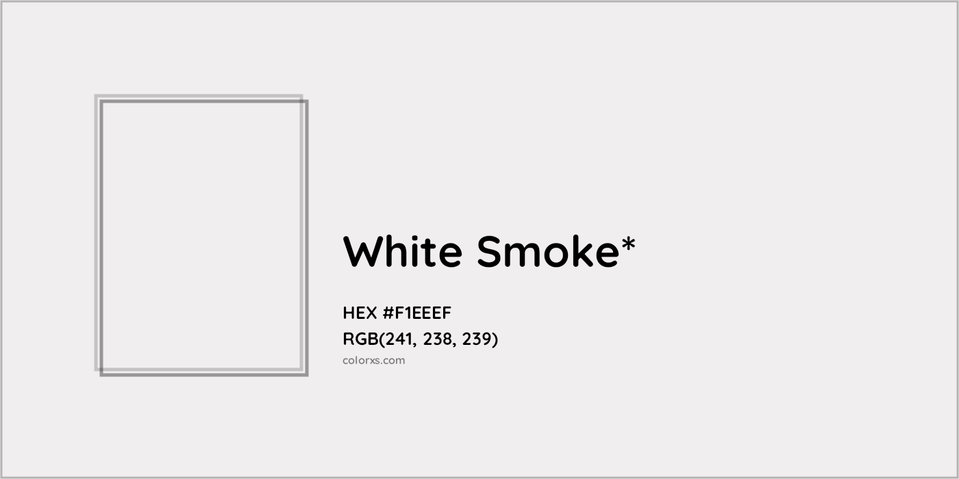 HEX #F1EEEF Color Name, Color Code, Palettes, Similar Paints, Images