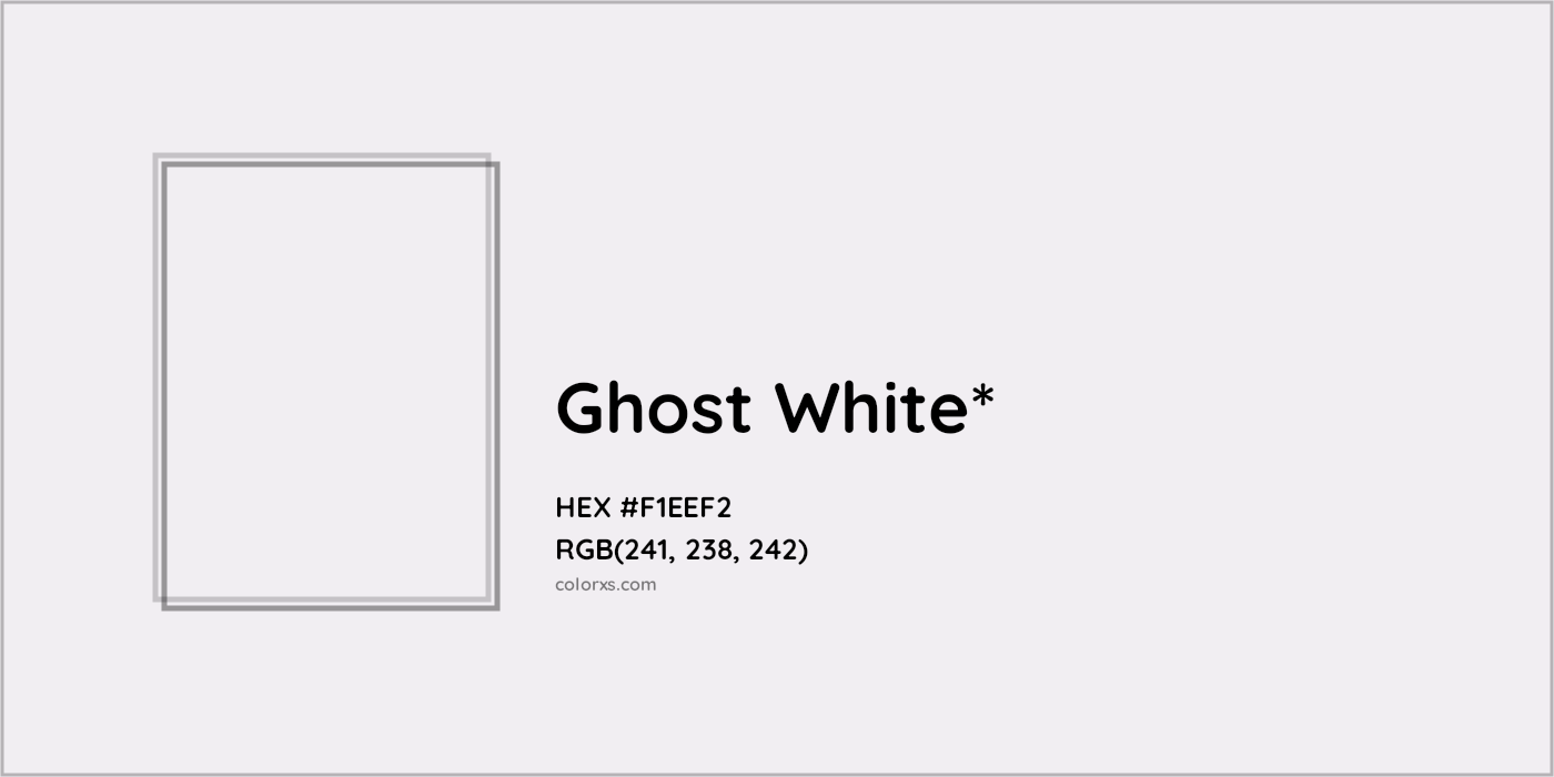 HEX #F1EEF2 Color Name, Color Code, Palettes, Similar Paints, Images