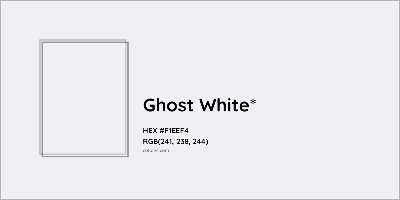 HEX #F1EEF4 Color Name, Color Code, Palettes, Similar Paints, Images