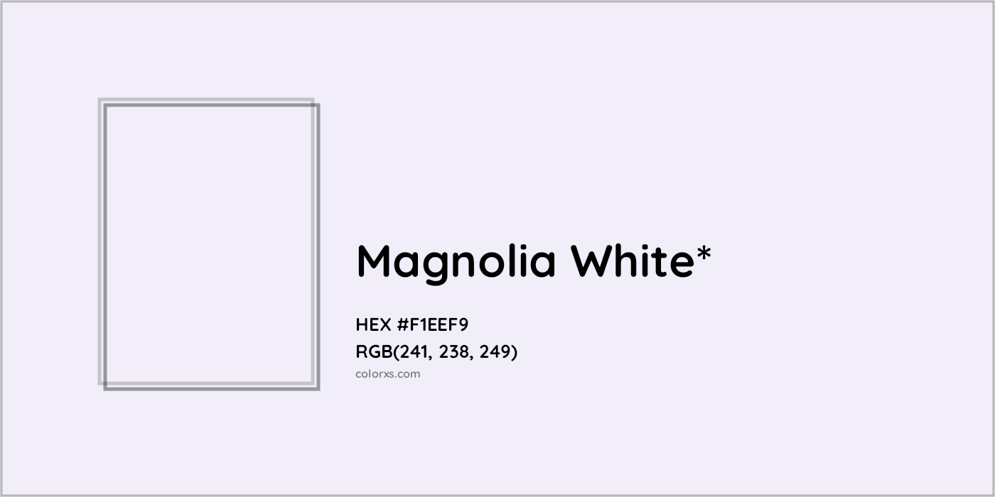 HEX #F1EEF9 Color Name, Color Code, Palettes, Similar Paints, Images
