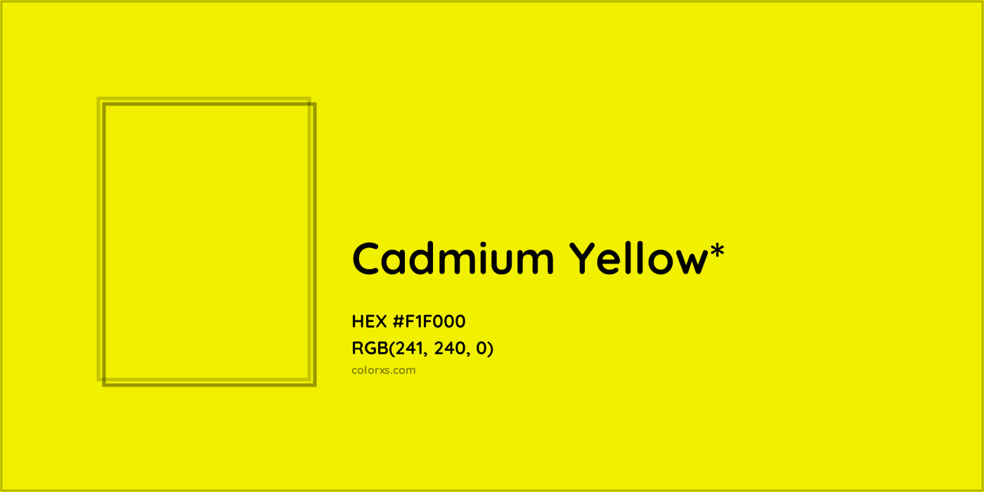 HEX #F1F000 Color Name, Color Code, Palettes, Similar Paints, Images
