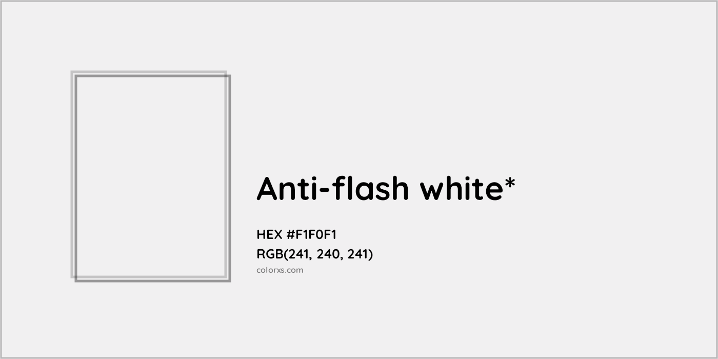 HEX #F1F0F1 Color Name, Color Code, Palettes, Similar Paints, Images