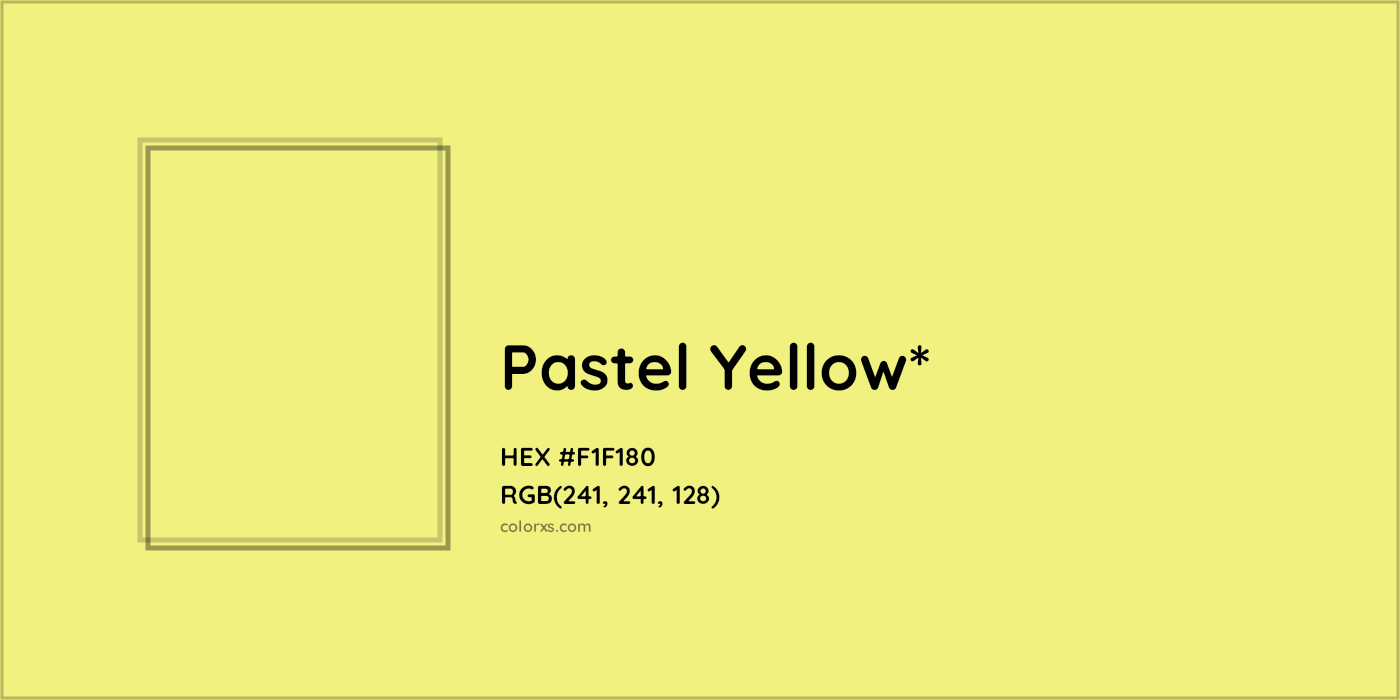 HEX #F1F180 Color Name, Color Code, Palettes, Similar Paints, Images