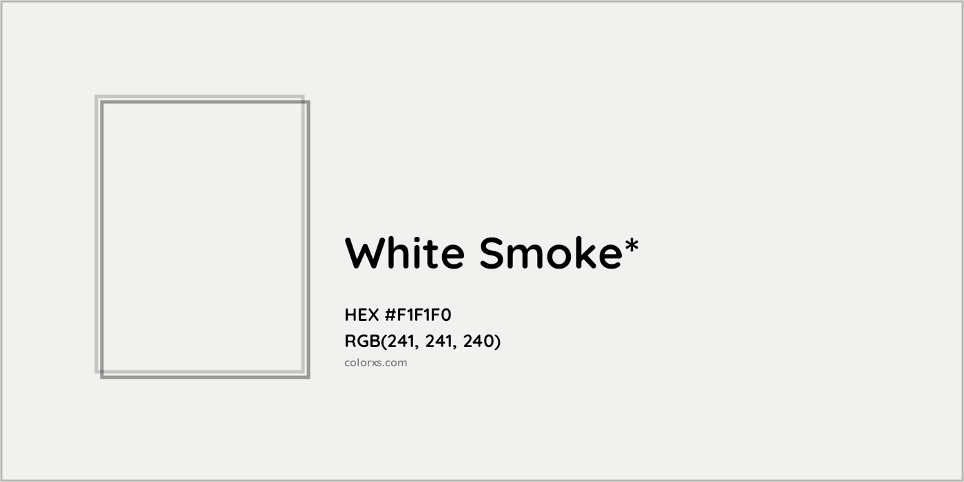 HEX #F1F1F0 Color Name, Color Code, Palettes, Similar Paints, Images