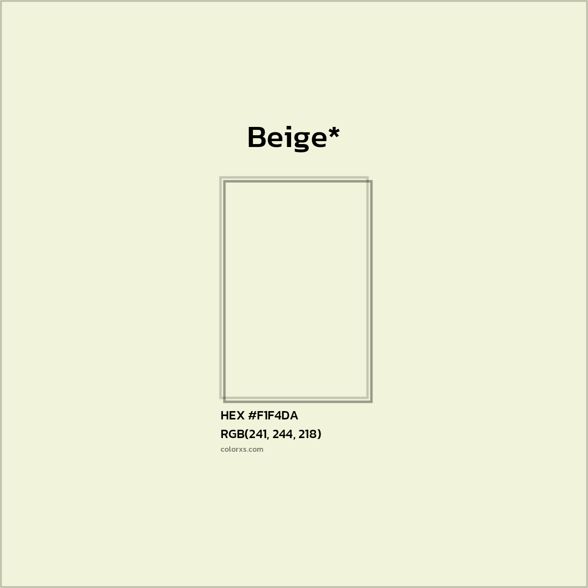 HEX #F1F4DA Color Name, Color Code, Palettes, Similar Paints, Images