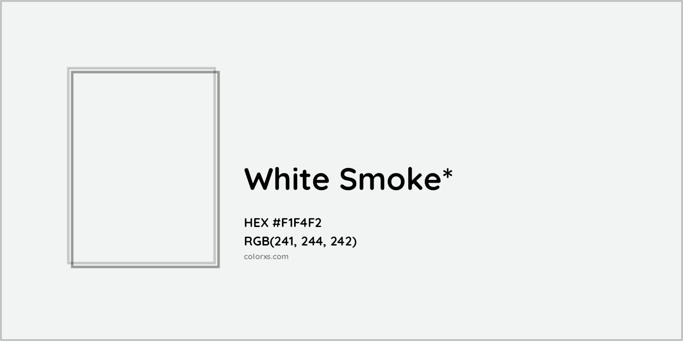 HEX #F1F4F2 Color Name, Color Code, Palettes, Similar Paints, Images