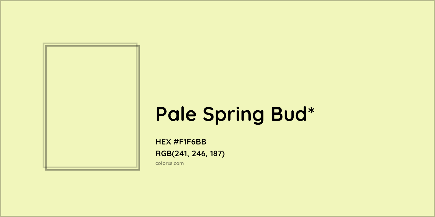 HEX #F1F6BB Color Name, Color Code, Palettes, Similar Paints, Images