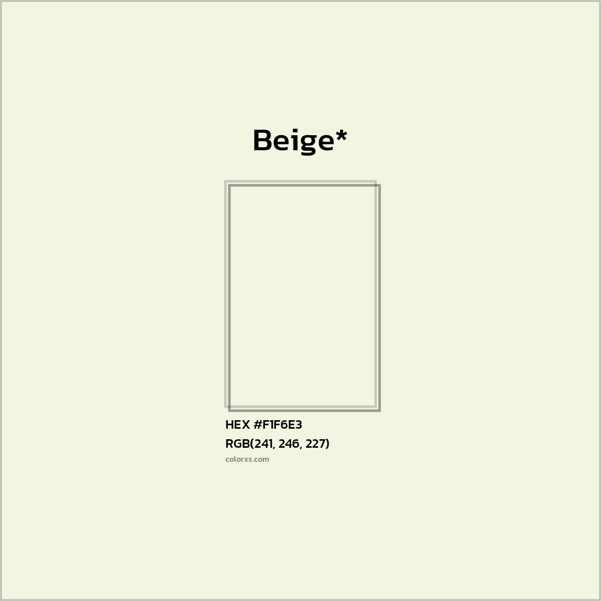 HEX #F1F6E3 Color Name, Color Code, Palettes, Similar Paints, Images
