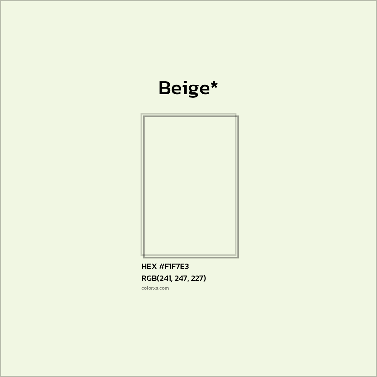 HEX #F1F7E3 Color Name, Color Code, Palettes, Similar Paints, Images