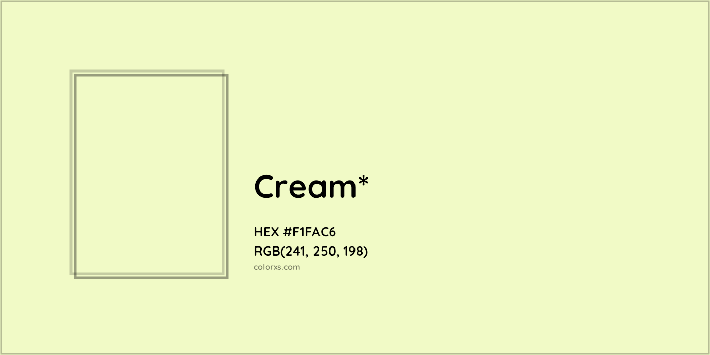HEX #F1FAC6 Color Name, Color Code, Palettes, Similar Paints, Images
