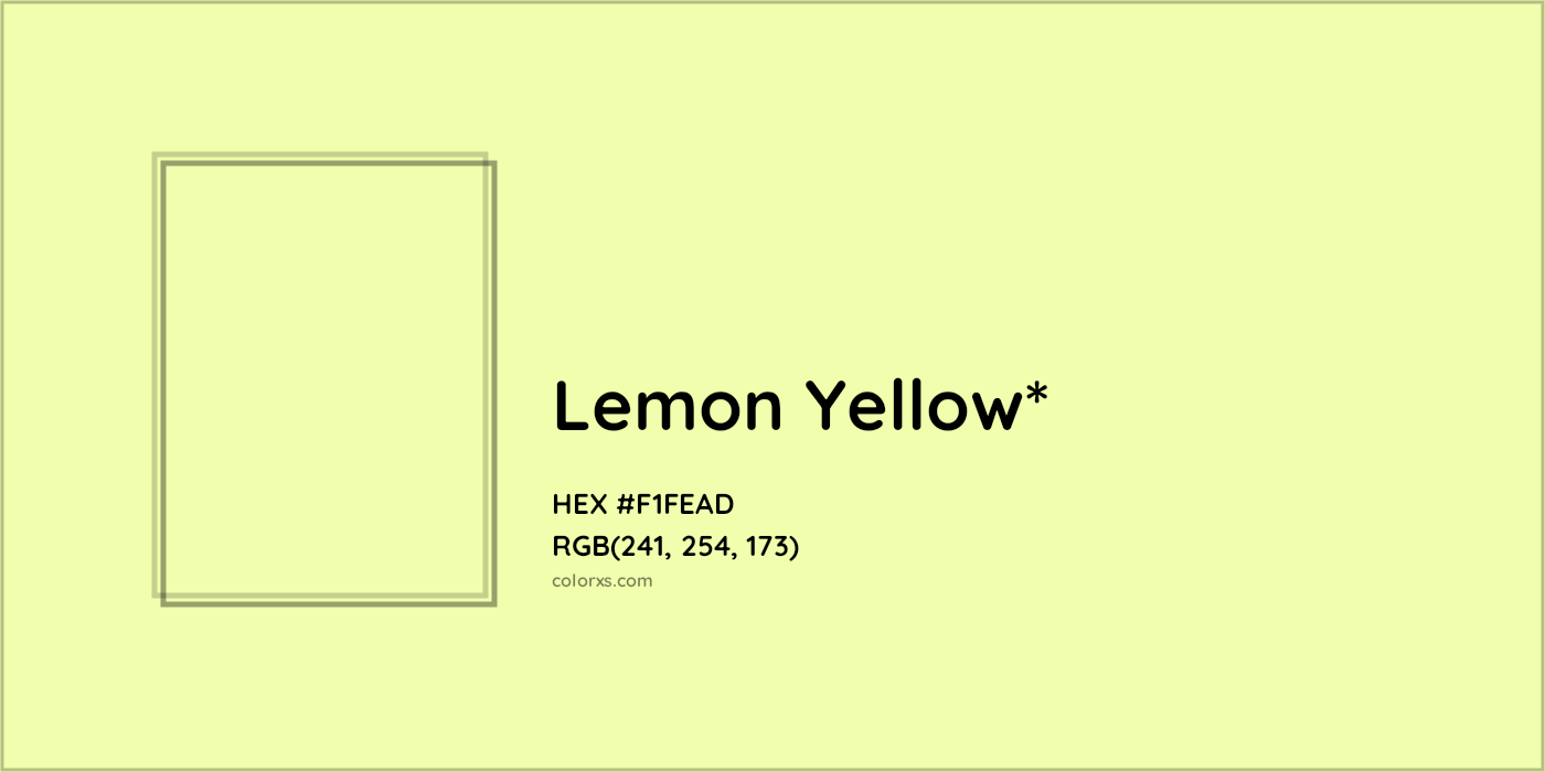 HEX #F1FEAD Color Name, Color Code, Palettes, Similar Paints, Images