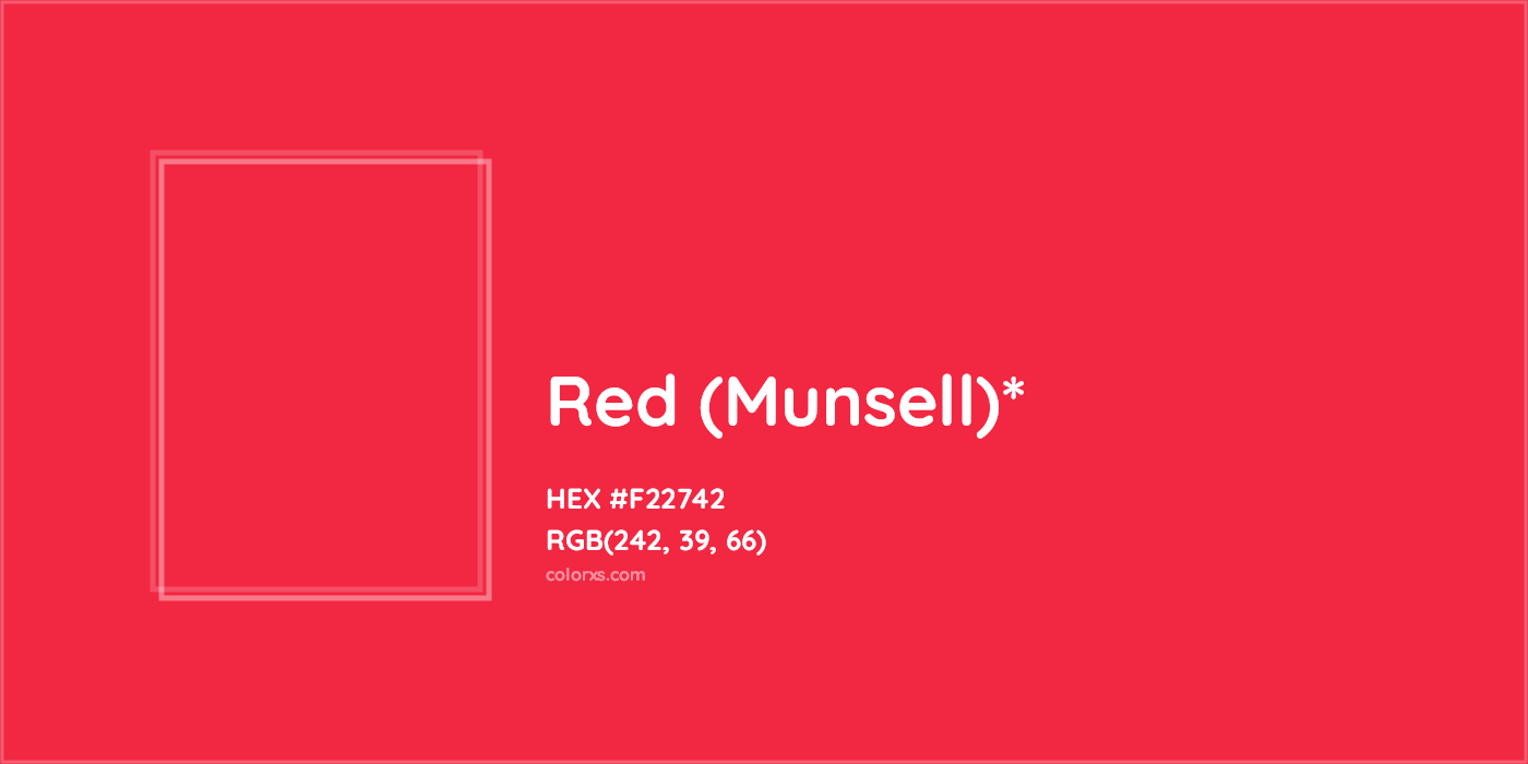 HEX #F22742 Color Name, Color Code, Palettes, Similar Paints, Images