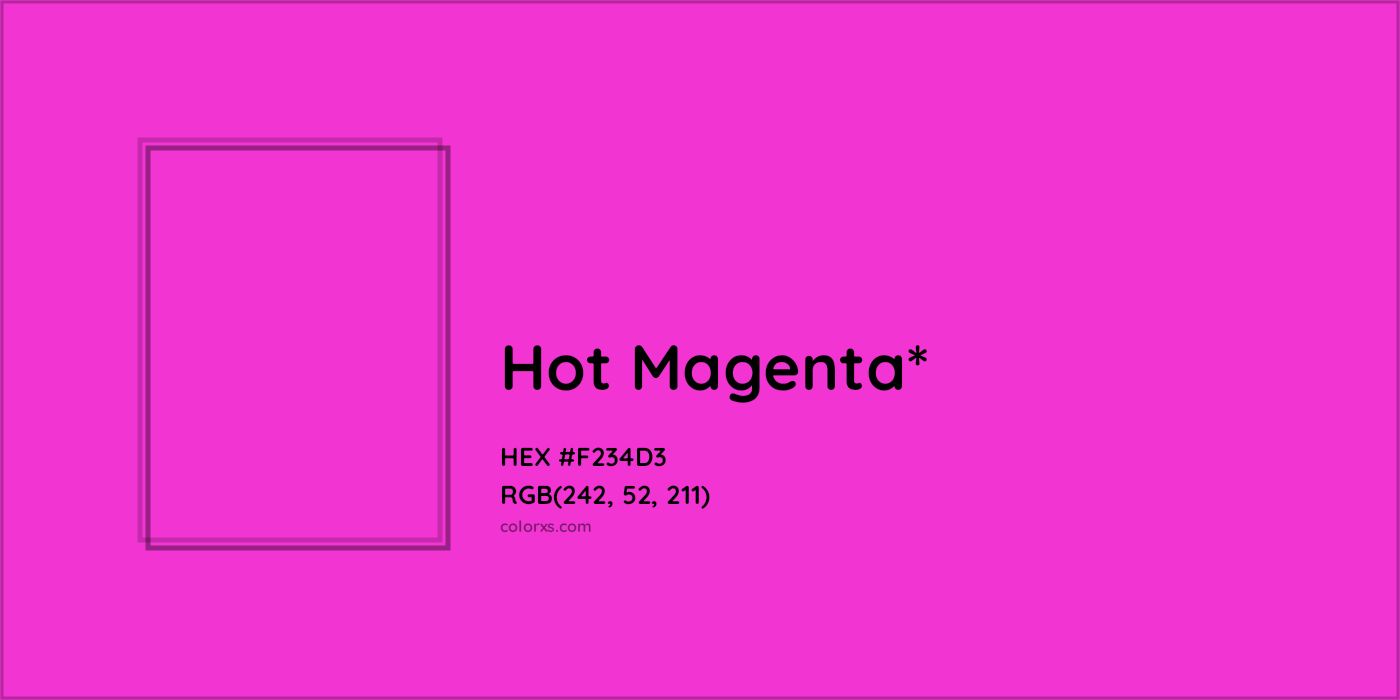 HEX #F234D3 Color Name, Color Code, Palettes, Similar Paints, Images