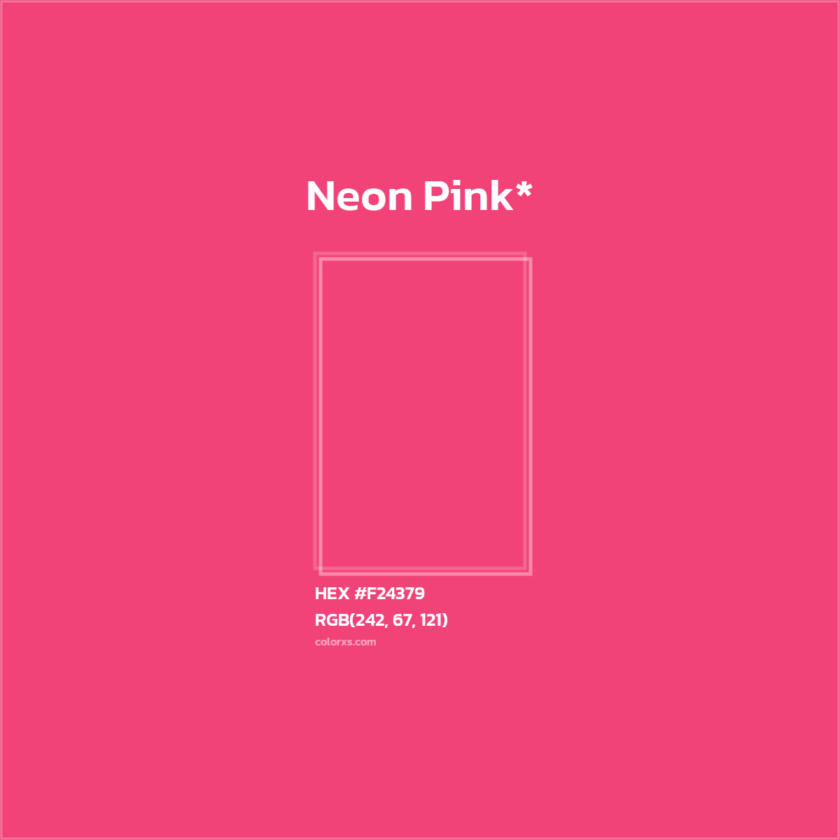 HEX #F24379 Color Name, Color Code, Palettes, Similar Paints, Images