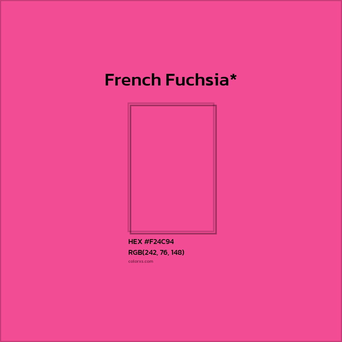 HEX #F24C94 Color Name, Color Code, Palettes, Similar Paints, Images