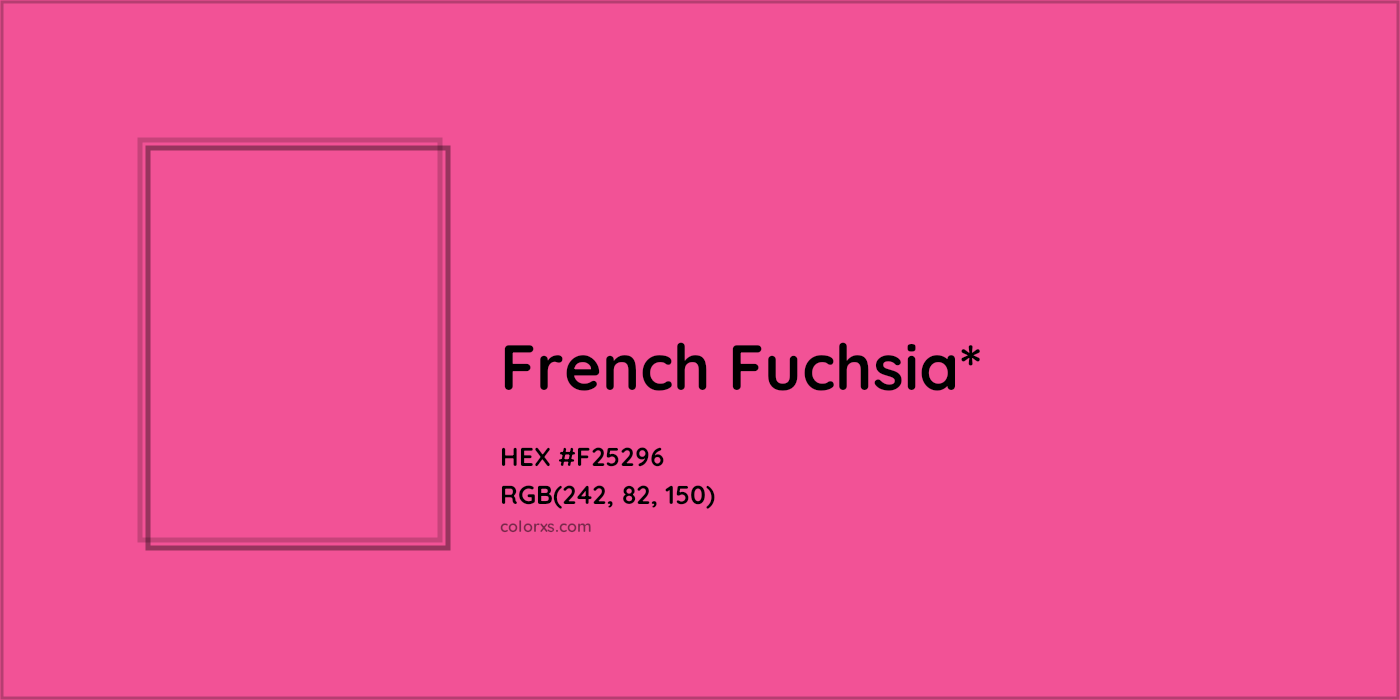 HEX #F25296 Color Name, Color Code, Palettes, Similar Paints, Images