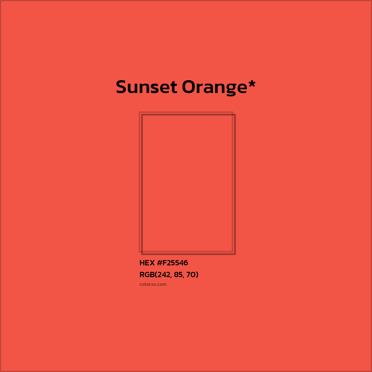 HEX #F25546 Color Name, Color Code, Palettes, Similar Paints, Images
