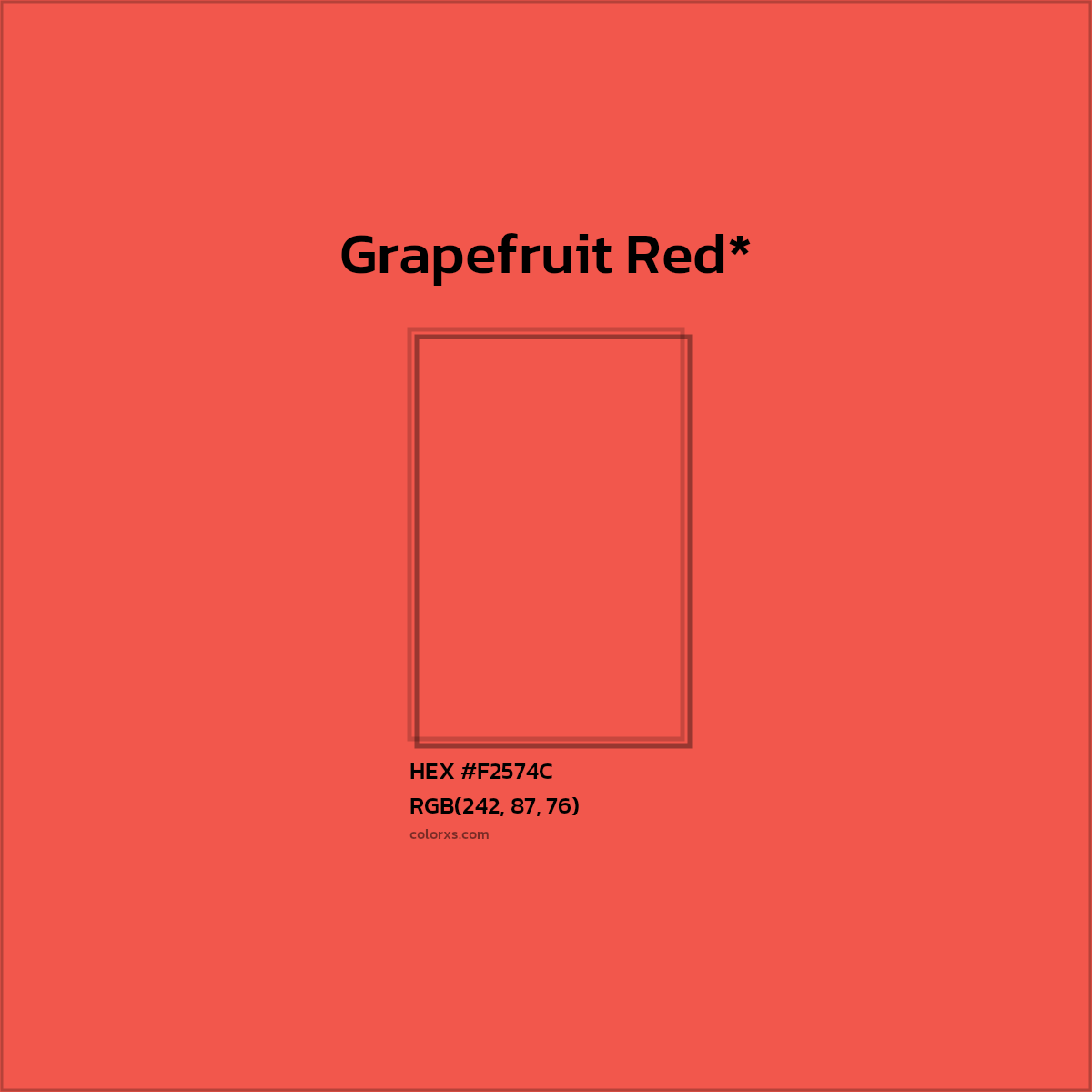 HEX #F2574C Color Name, Color Code, Palettes, Similar Paints, Images