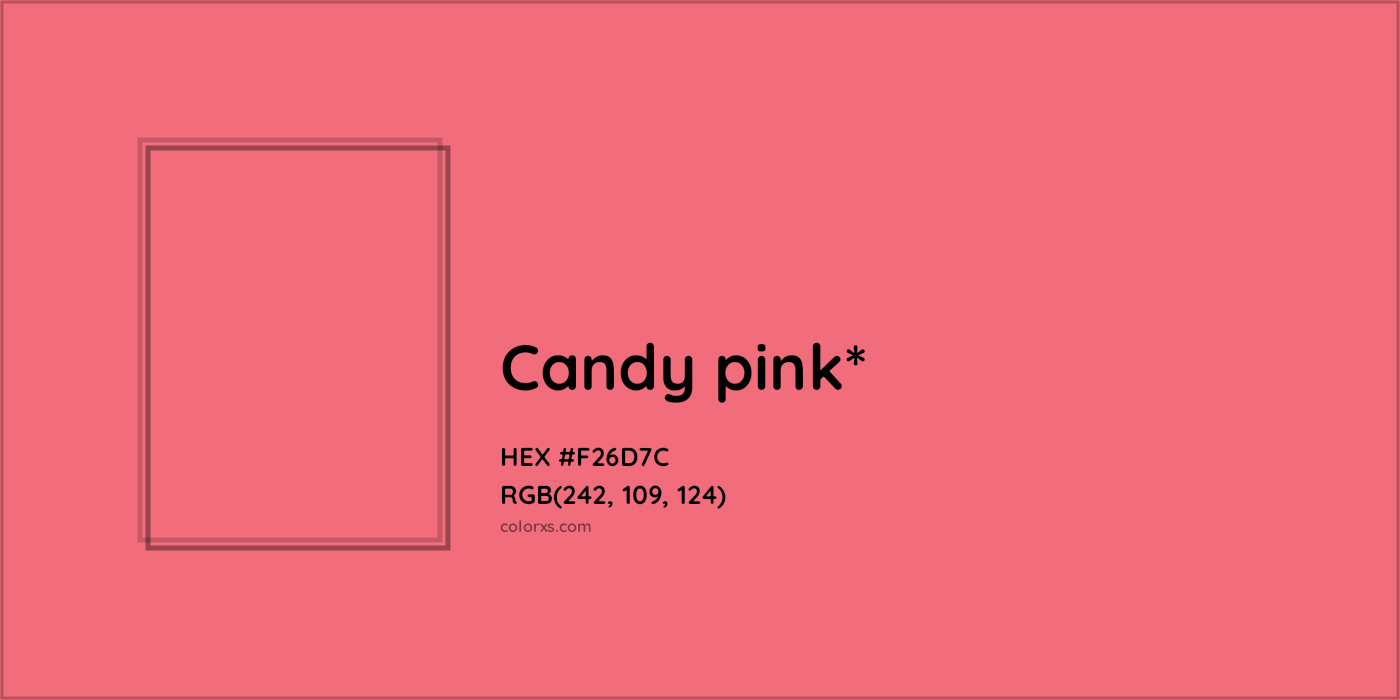 HEX #F26D7C Color Name, Color Code, Palettes, Similar Paints, Images