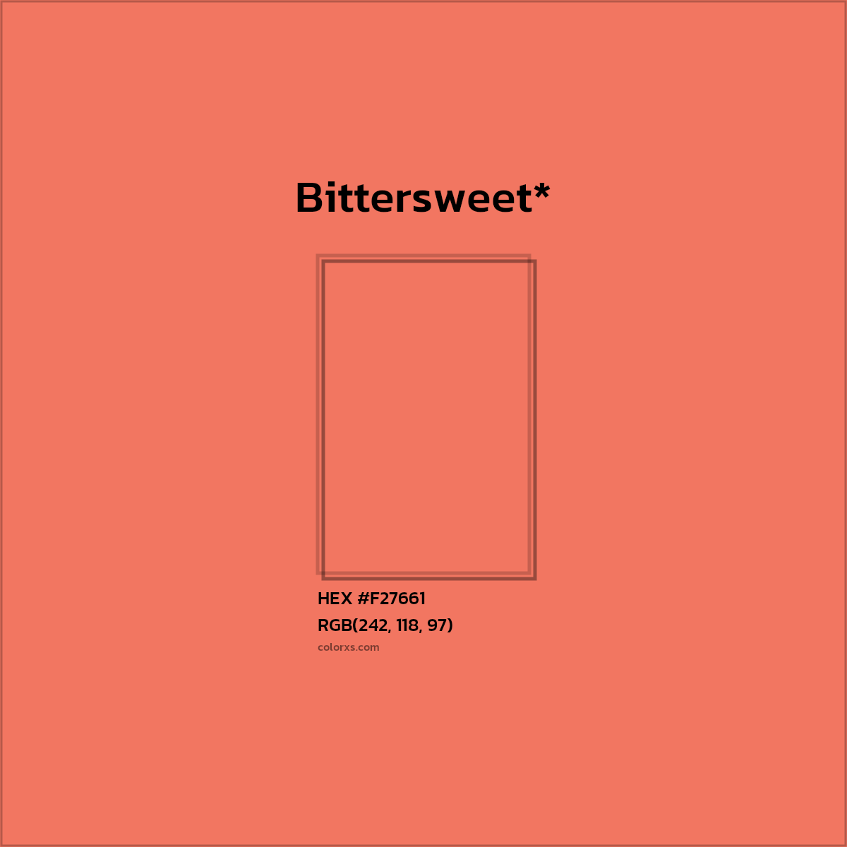 HEX #F27661 Color Name, Color Code, Palettes, Similar Paints, Images