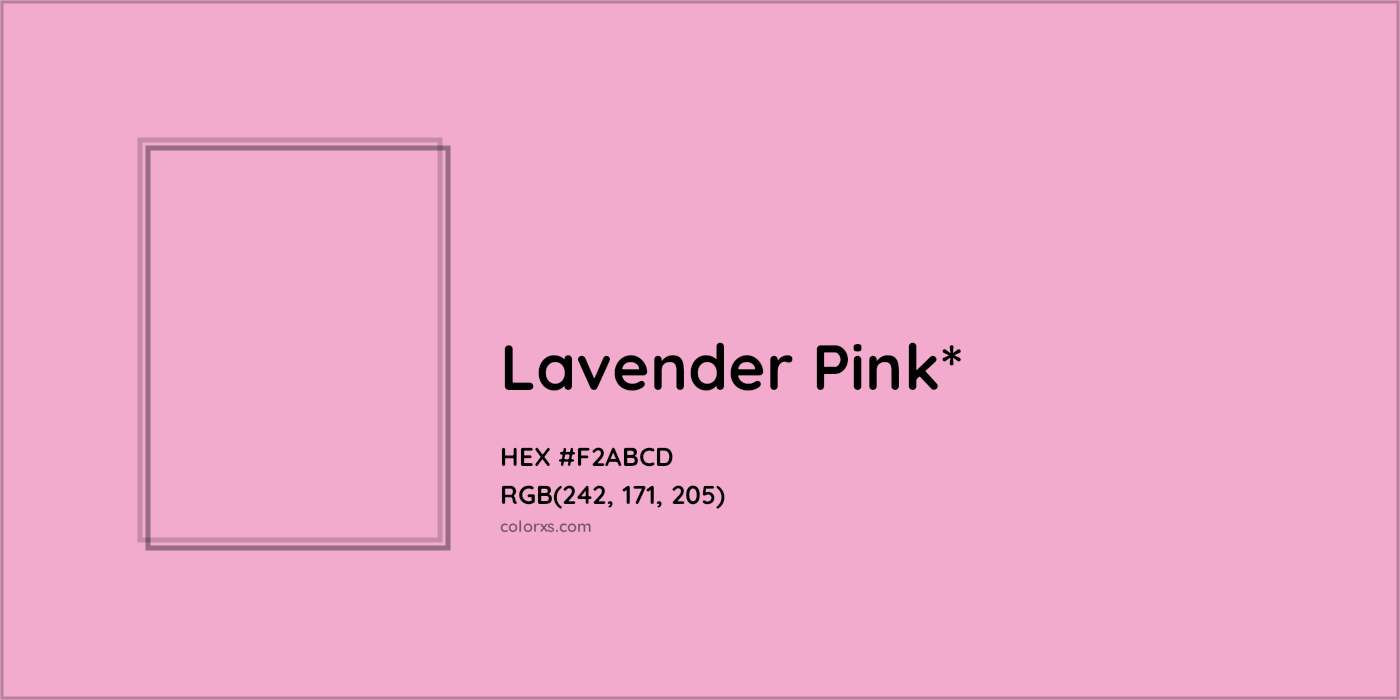 HEX #F2ABCD Color Name, Color Code, Palettes, Similar Paints, Images