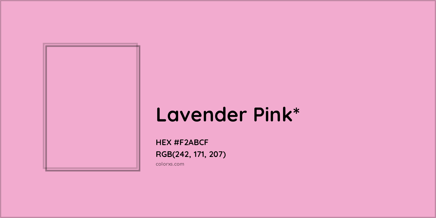 HEX #F2ABCF Color Name, Color Code, Palettes, Similar Paints, Images