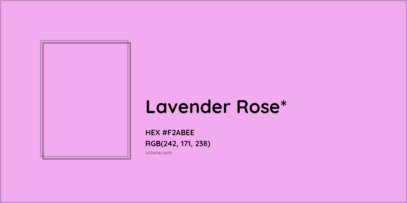 HEX #F2ABEE Color Name, Color Code, Palettes, Similar Paints, Images