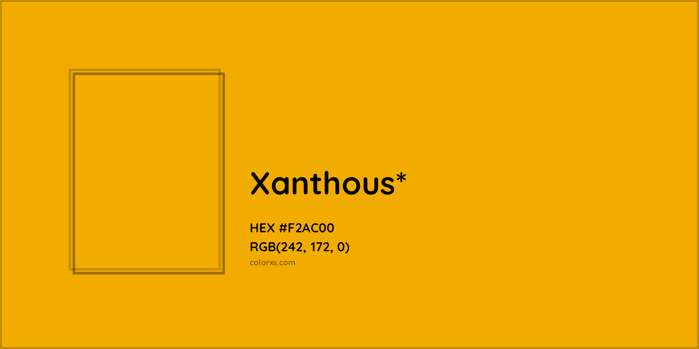 HEX #F2AC00 Color Name, Color Code, Palettes, Similar Paints, Images