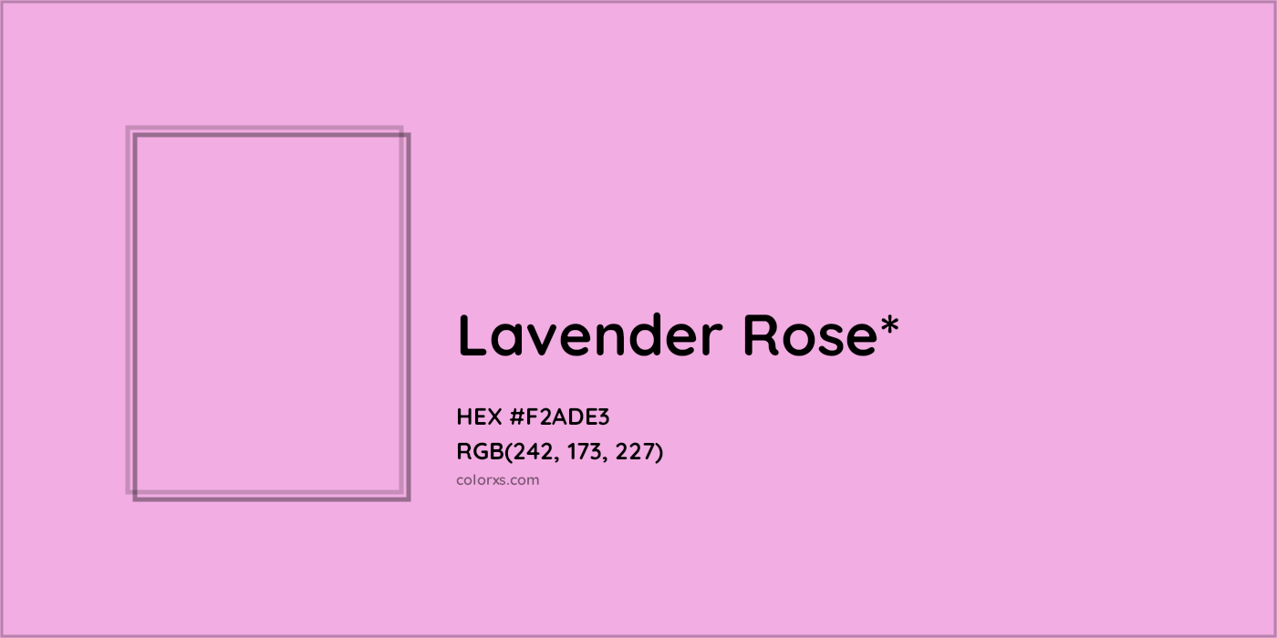 HEX #F2ADE3 Color Name, Color Code, Palettes, Similar Paints, Images