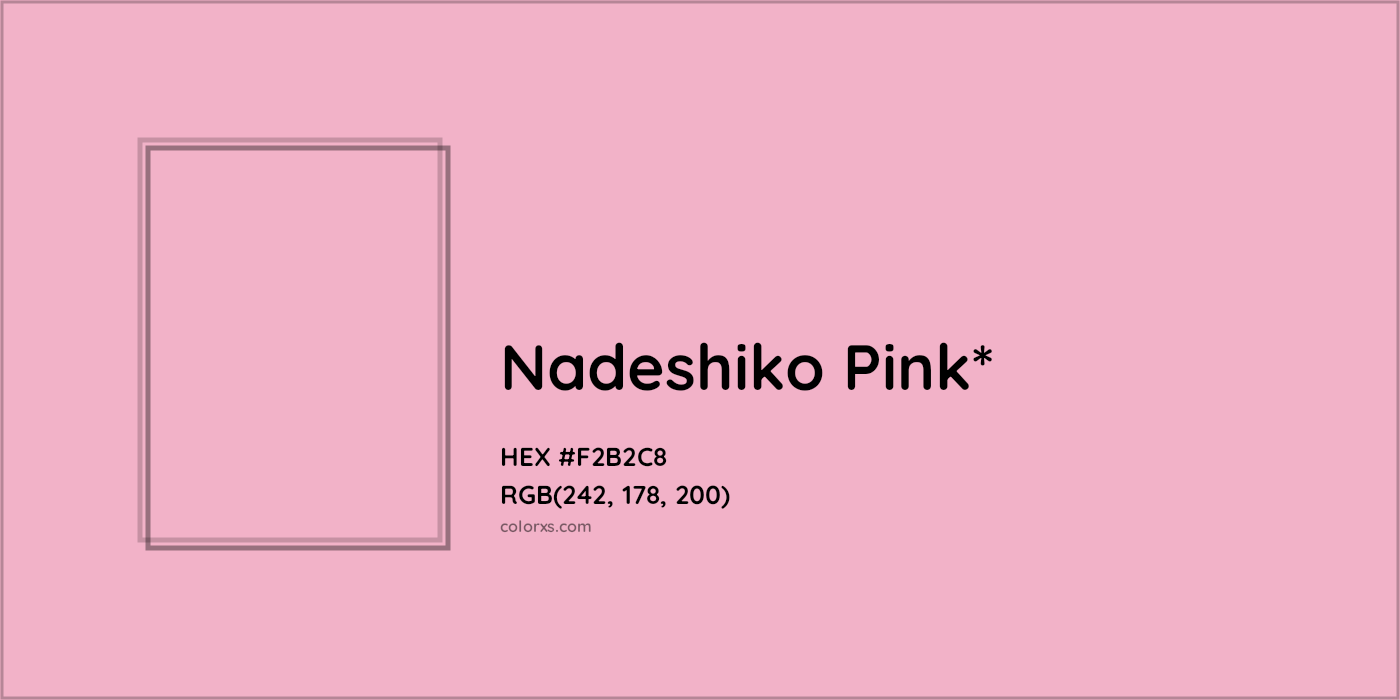 HEX #F2B2C8 Color Name, Color Code, Palettes, Similar Paints, Images