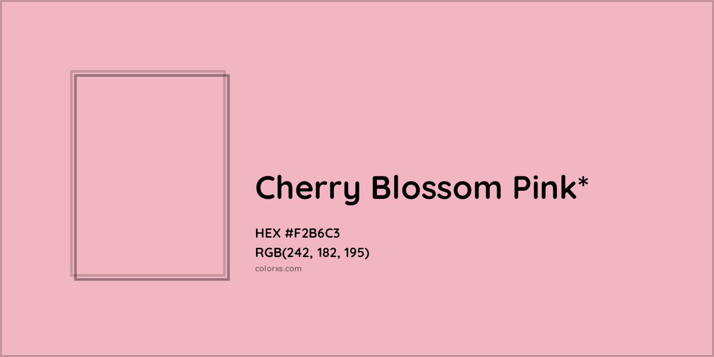 HEX #F2B6C3 Color Name, Color Code, Palettes, Similar Paints, Images